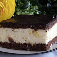 sernik gotowany z pomarańczą