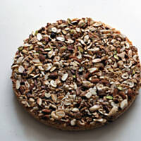 Wafel krówkowy aka mazurek orzechowy