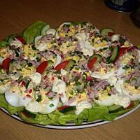 Jajka faszerowane wiosenne wg Różyczki