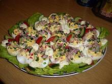 Fot. niebieska-różyczka, Jajka faszerowane wiosenne wg Różyczki