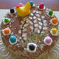 Torcik czekoladowo-śmietankowy