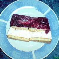 Placek ze śliwkami na zimno