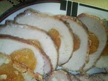 Fot. kasiul_a, Pieczeń - Schab musztardowy z morelą kasiuli