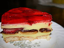 Fot. Alicja64, Budyniowiec z galaretka i delicjami w mojej wersji