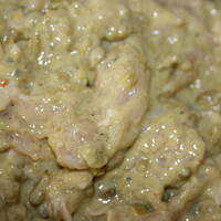 Kurczakowo - groszkowe placuszki z serem kasiuli