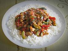 Fot. martareq, Chiński kurczak z warzywami w sosie słodko-kwaśnym