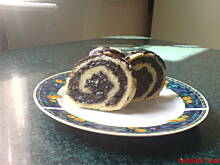 Fot. justine75, Rolada biszkoptowa z makiem