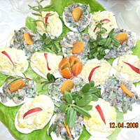 jajka faszerowane - wersja light