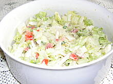 Fot. dolkat, Sałatka do obiadu z jajkiem