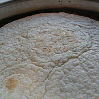 Zapiekanka na pszennej tortilli