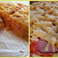 Zapiekanka na pszennej tortilli