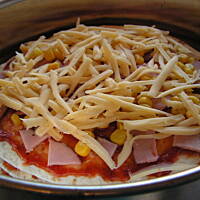 Zapiekanka na pszennej tortilli