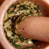 Gulasz po cygańsku z polędwicy w sosie kasiuli