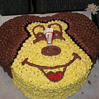 Tort Myszka Miki na pierwsze urodziny Moniki