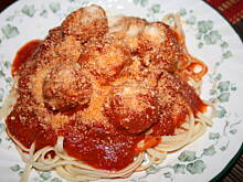 Fot. Alicja64, Spaghetti z Meatballs w Sosie Pomidorowym Marinara
