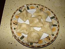 Fot. Modelsowa, Knedle z jabłkiem - piramidki