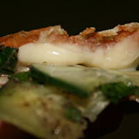 Zielone pikantne tosty z serem kasiuli