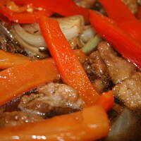 Placek po cygańsku o grzybowym aromacie kasiuli