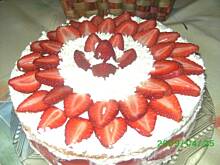 Fot. skopolendra, Tort serowo-śmietankowy z owocami - lekki i pyszny