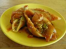 Fot. @NUSZK@, MUuszle z farszem twarogowo-szpinakowym