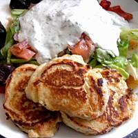 Lekkie racuchy z ricotta - do salaty