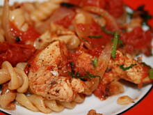 Fot. kasiul_a, Zapiekanka - kurczak pomidory makaron kasiuli