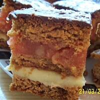 Ciasto Inwalida z jabłkami i budyniem