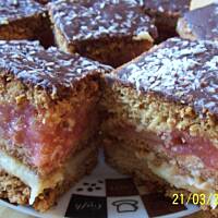 Ciasto Inwalida z jabłkami i budyniem