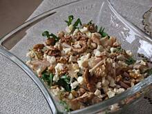 Fot. nutella, SAŁATKA= rukola+ kurczak+ gruszki+ ser