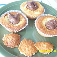 Babeczki z nadzieniem czekoladowym