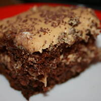 Wilgotne ciasto WZ z kremem kasiuli - pyszne