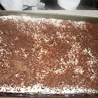 Czarny las z budyniami