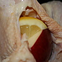 Kurczak cytrynowo - jabłkowy na warzywach kasiuli