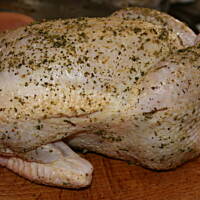 Kurczak cytrynowo - jabłkowy na warzywach kasiuli