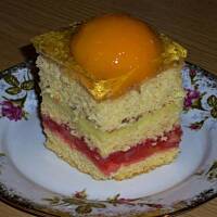 Ciasto owocowo-budyniowe wg Różyczki