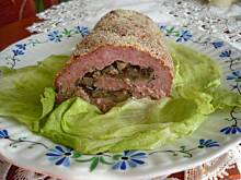 Fot. onlyred, Pieczeń rzymska z pieczarkami i cebulką