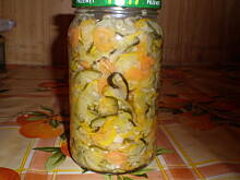 Fot. bozena28, sałatka z cukini na zimę