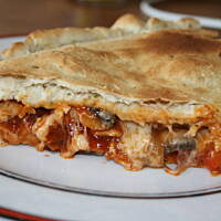 UFO- zapiekanka z farszem mięsno warzywnym kasiuli