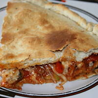 UFO- zapiekanka z farszem mięsno warzywnym kasiuli