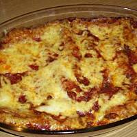 Makaron cannelloni zapiekany wg Różyczki