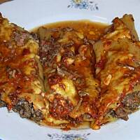 Makaron cannelloni zapiekany wg Różyczki