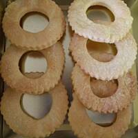 Ciastka  cukrem posypane