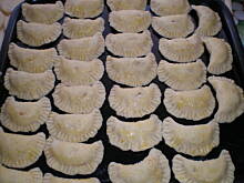 Fot. bozena28, pierożki drożdżowe z jabłkami