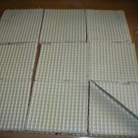 Trójkątne kotlety w waflu