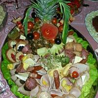 Piękna patera z przystawkami