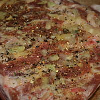 Boczek pieczony z marchewką ostro-słodki kasiuli