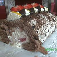 Smietankowiec skopolendry z truskawkami