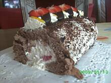 Fot. skopolendra, Smietankowiec skopolendry z truskawkami