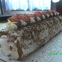 Smietankowiec skopolendry z truskawkami