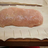 Roladki z kurczaka w cieście francuskim kasiuli